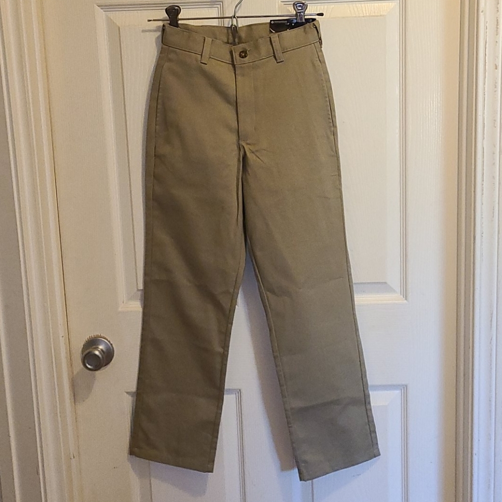 Straight Fit Adjustable Waist Pants